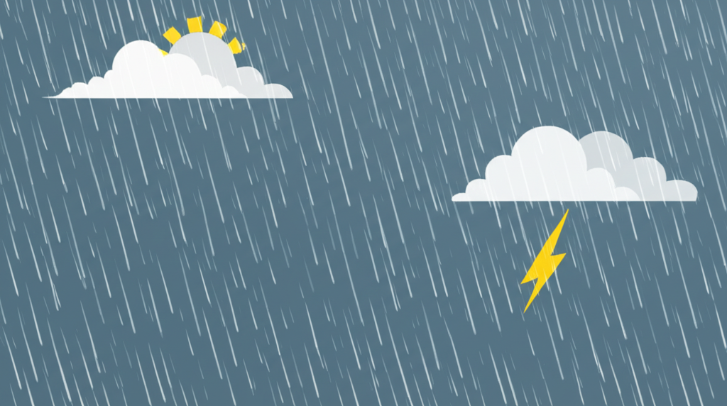 Delhi Forecast: Rain, Thunderstorms, and Satisfactory Air Quality on Tuesday