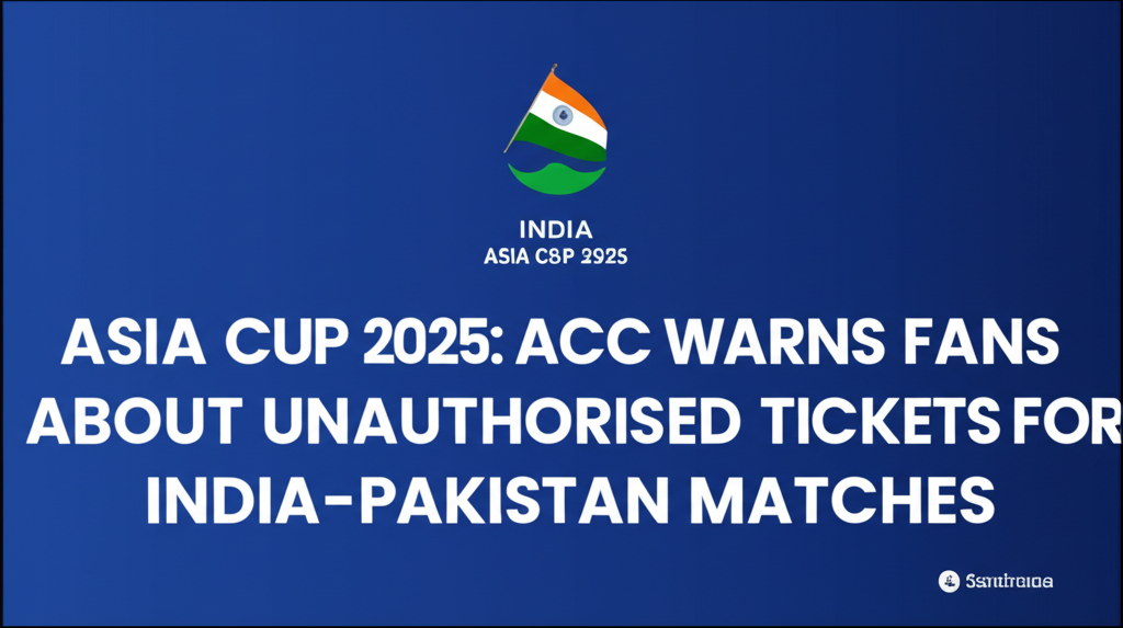 Asia Cup 2025: ACC Warns Fans About Unauthorised Tickets for India-Pakistan Matches