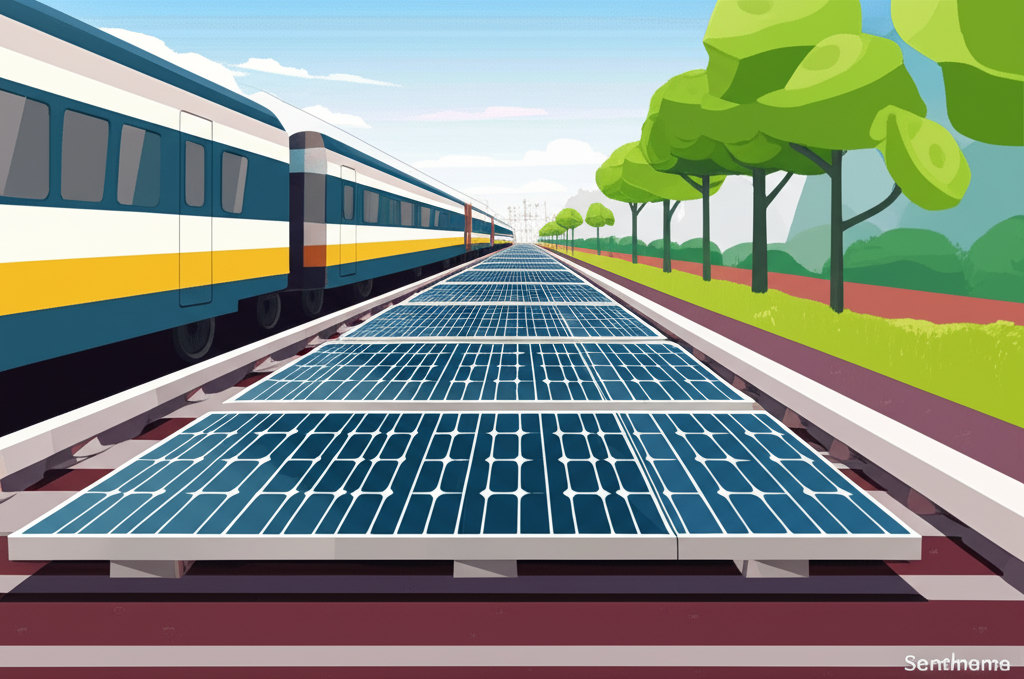 Indian Railways Commissions First Removable Solar Panels Between Tracks