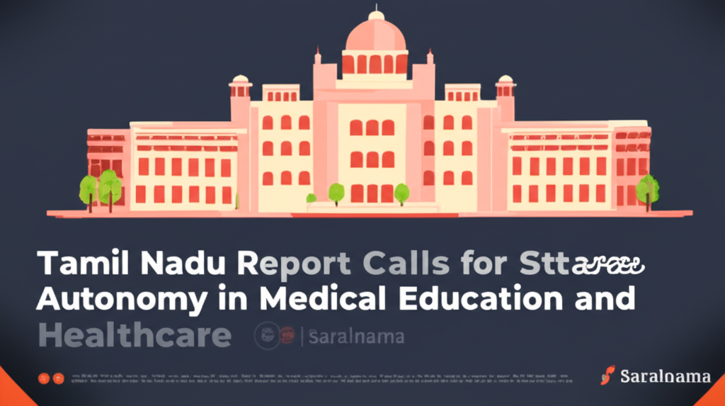 Tamil Nadu Report Calls for State Autonomy in Medical Education and Healthcare