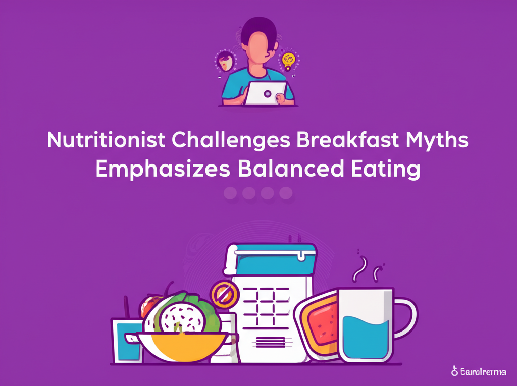Nutritionist Challenges Breakfast Myths, Emphasizes Balanced Eating