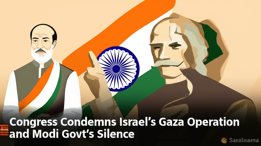 Congress Condemns Israel's Gaza Operation and Modi Govt's Silence