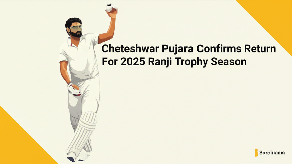 Cheteshwar Pujara Confirms Return For 2025 Ranji Trophy Season