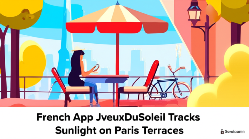 French App JveuxDuSoleil Tracks Sunlight on Paris Terraces