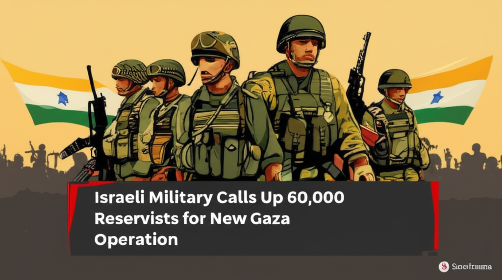 Israeli Military Calls Up 60,000 Reservists for New Gaza Operation