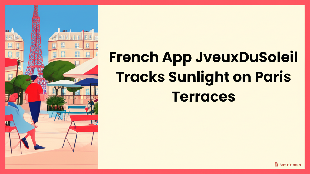 French App JveuxDuSoleil Tracks Sunlight on Paris Terraces