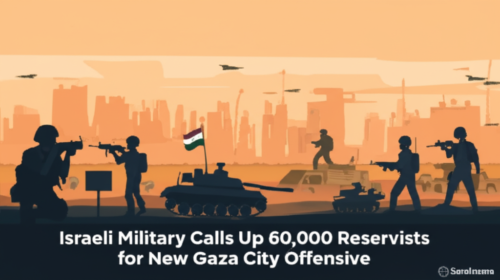 Israeli Military Calls Up 60,000 Reservists for New Gaza City Offensive
