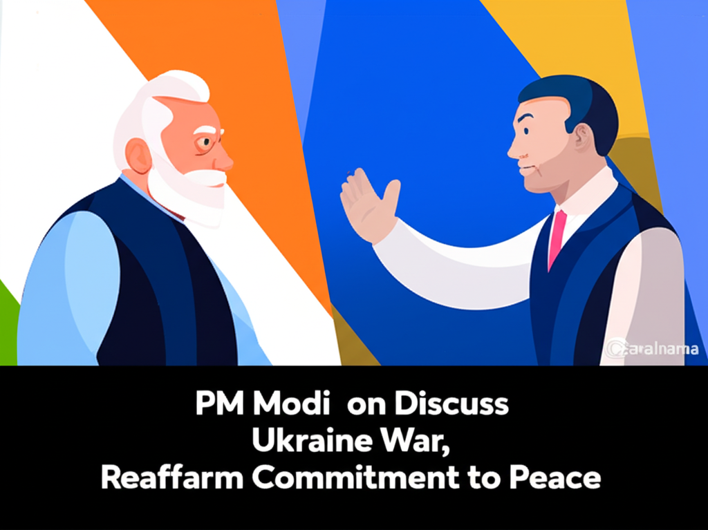 PM Modi and Macron Discuss Ukraine War, Reaffirm Commitment to Peace