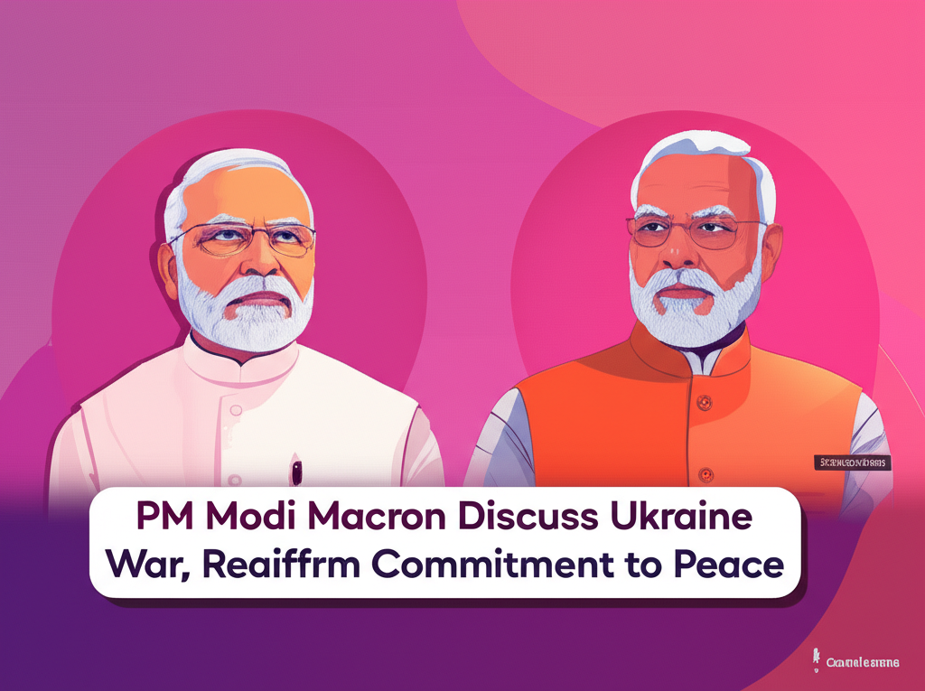 PM Modi and Macron Discuss Ukraine War, Reaffirm Commitment to Peace