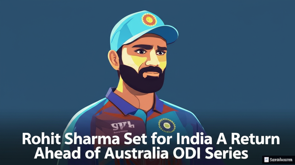 Rohit Sharma Set for India A Return Ahead of Australia ODI Series