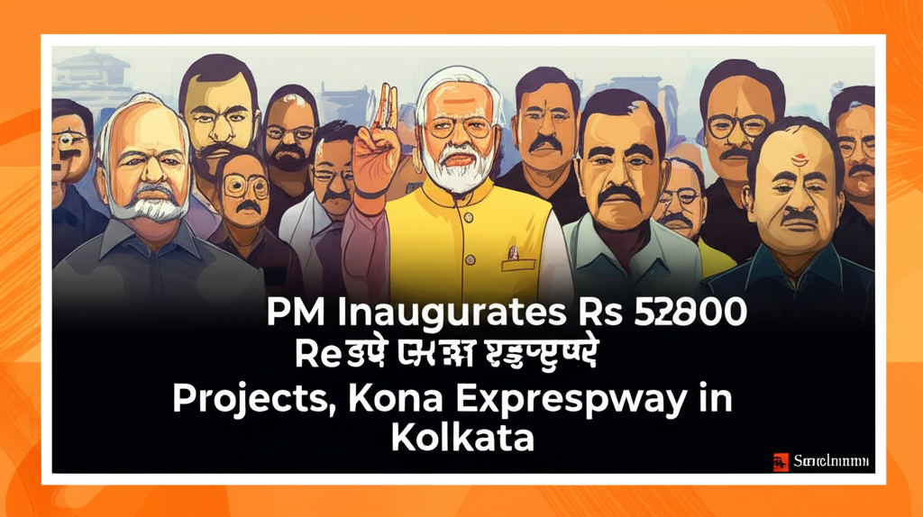 PM Modi Inaugurates Rs 5200 Crore Metro Projects, Kona Expressway in Kolkata