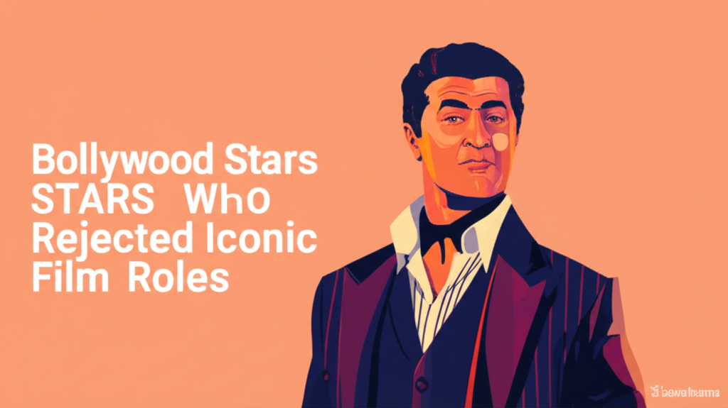 Bollywood Stars Who Rejected Iconic Film Roles