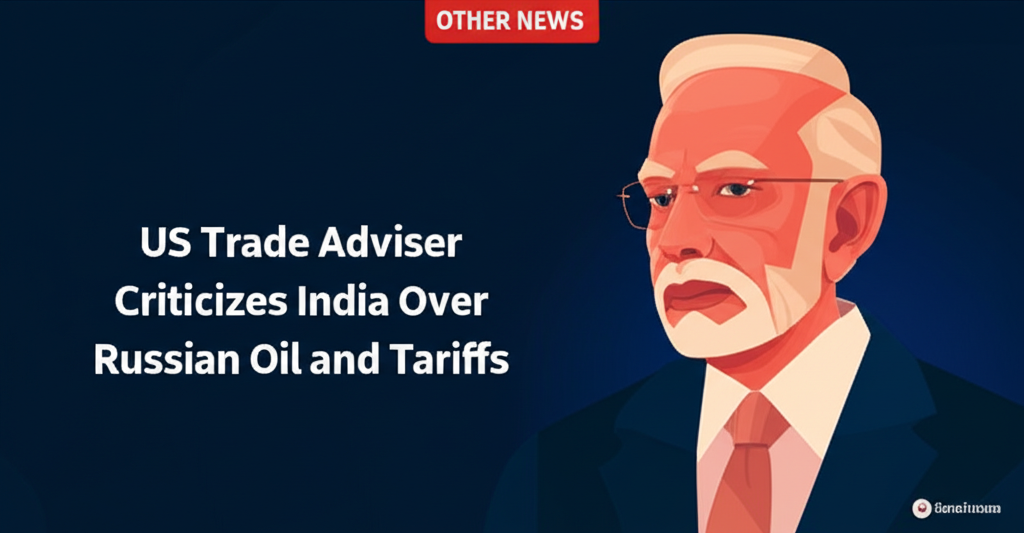 US Trade Adviser Criticizes India Over Russian Oil and Tariffs