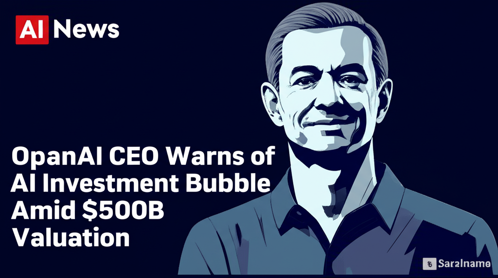 OpenAI CEO Warns of AI Investment Bubble Amid $500B Valuation