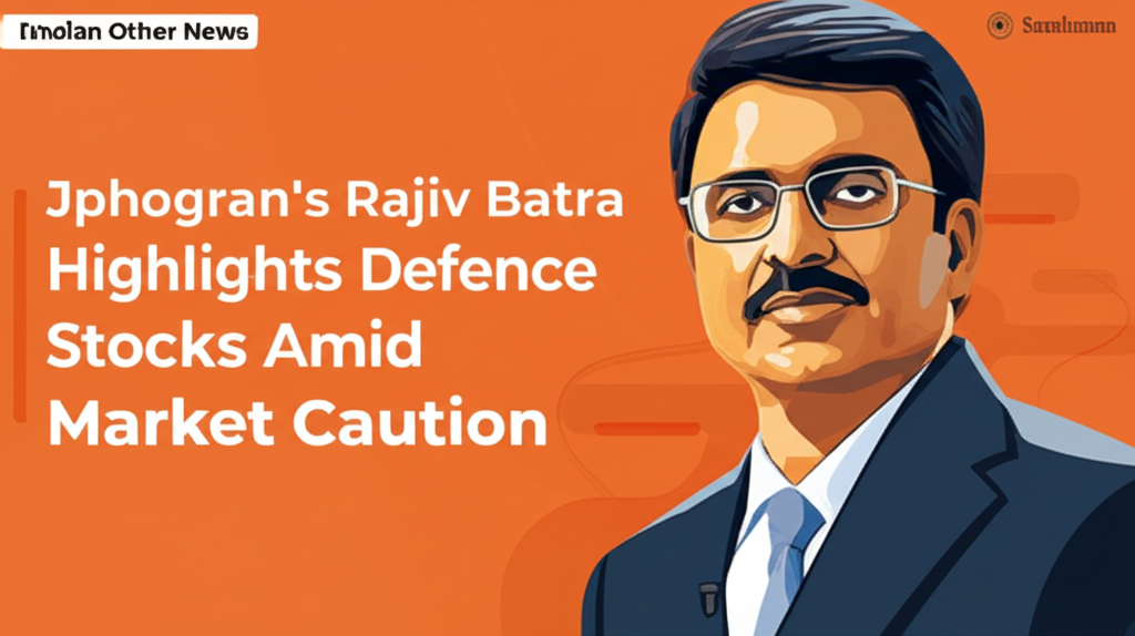 JPMorgan's Rajiv Batra Highlights Defence Stocks Amid Market Caution