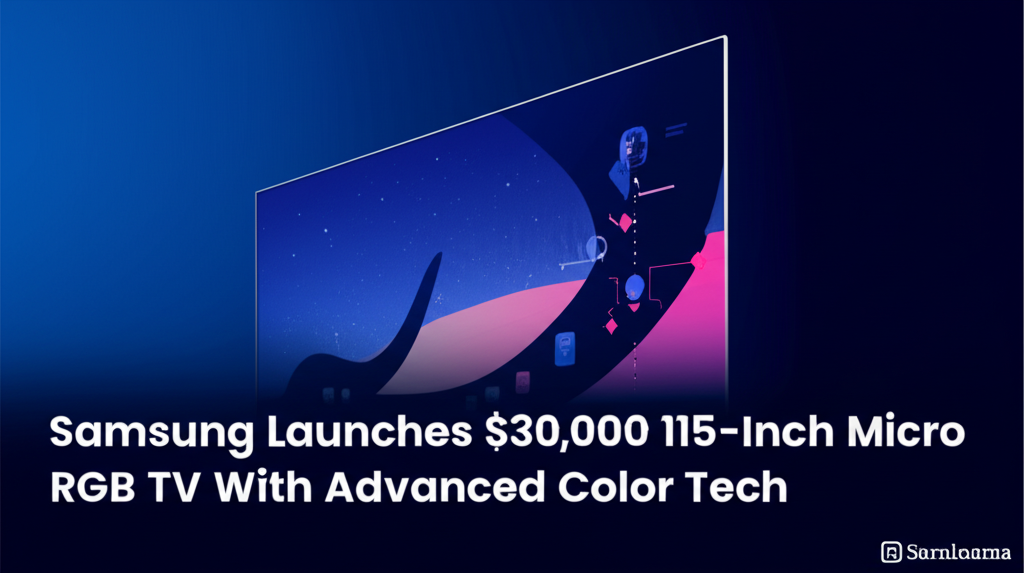 Samsung Launches $30,000 115-Inch Micro RGB TV With Advanced Color Tech