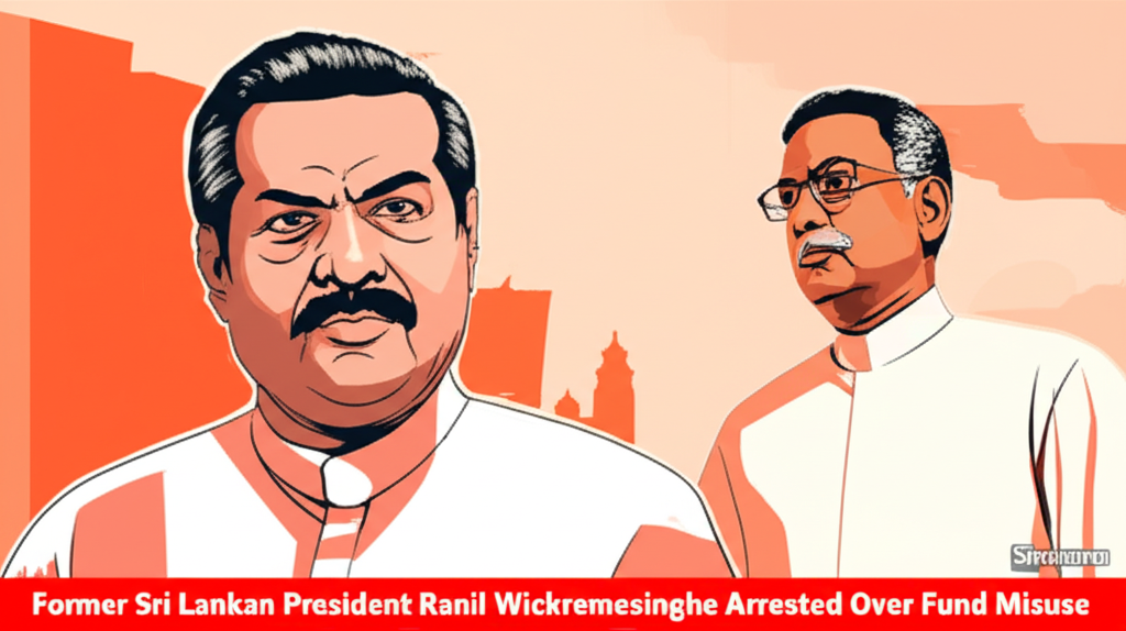 Former Sri Lankan President Ranil Wickremesinghe Arrested Over Fund Misuse