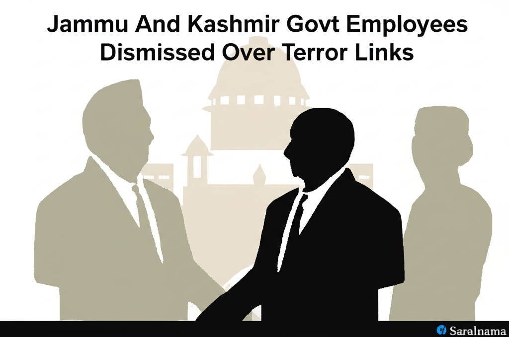Jammu And Kashmir Govt Employees Dismissed Over Terror Links