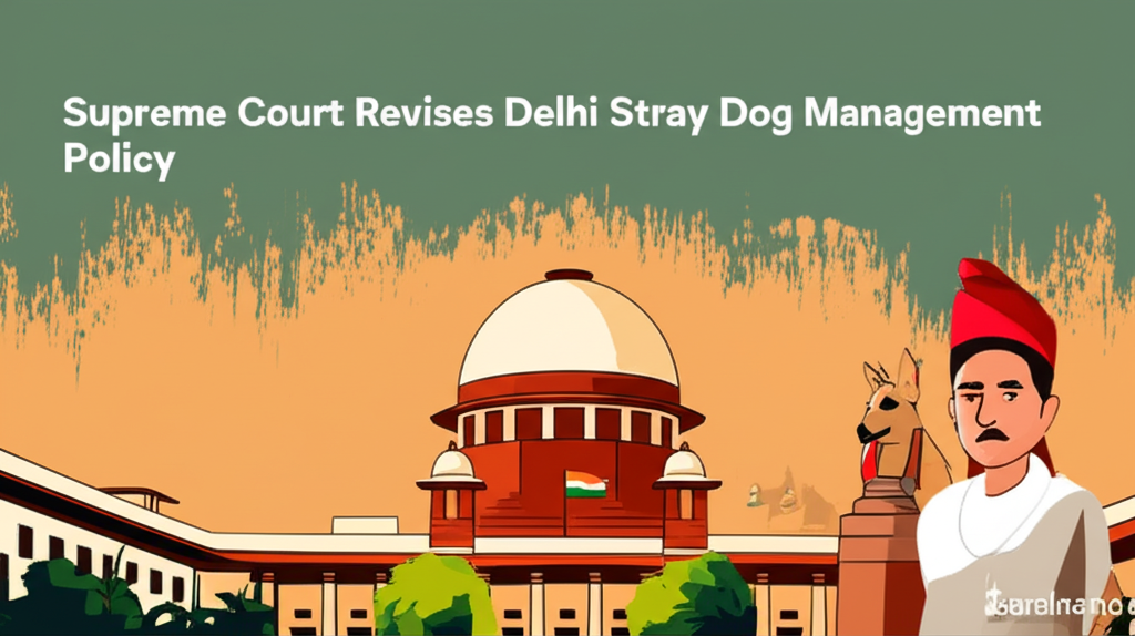 India Supreme Court Revises Delhi Stray Dog Management Policy