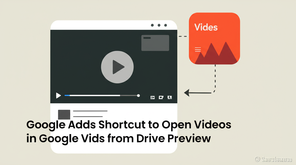 Google Adds Shortcut to Open Videos in Google Vids from Drive Preview