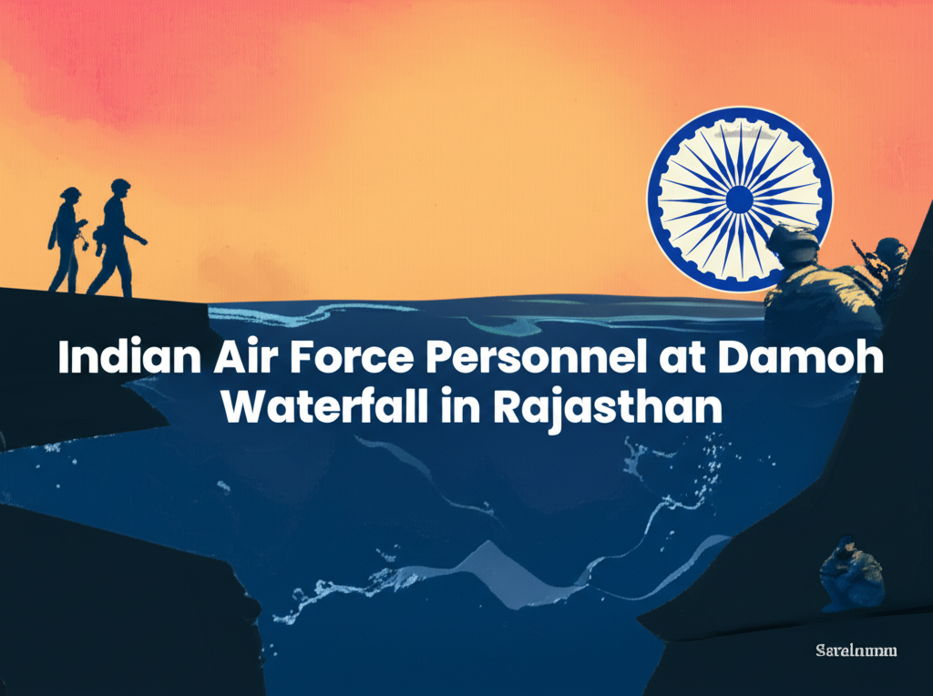 Indian Air Force Personnel Drowns at Damoh Waterfall in Rajasthan