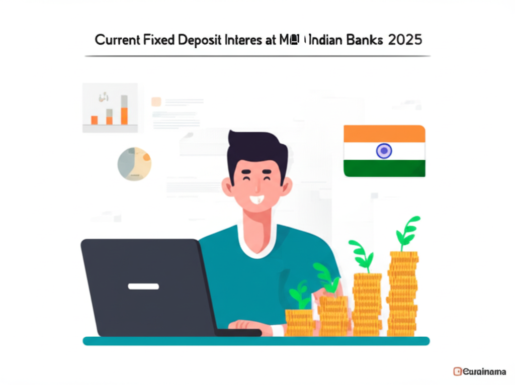 Current Fixed Deposit Interest Rates at Major Indian Banks 2025
