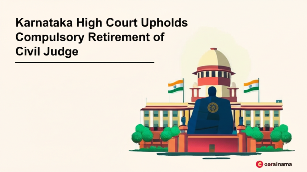 Karnataka High Court Upholds Compulsory Retirement of Civil Judge