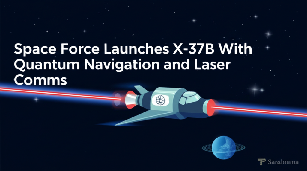 Space Force Launches X-37B With Quantum Navigation and Laser Comms