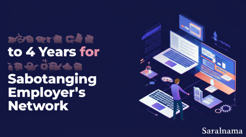 Developer Sentenced to 4 Years for Sabotaging Employer's Network