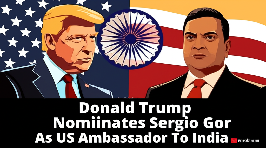 Donald Trump Nominates Sergio Gor As US Ambassador To India