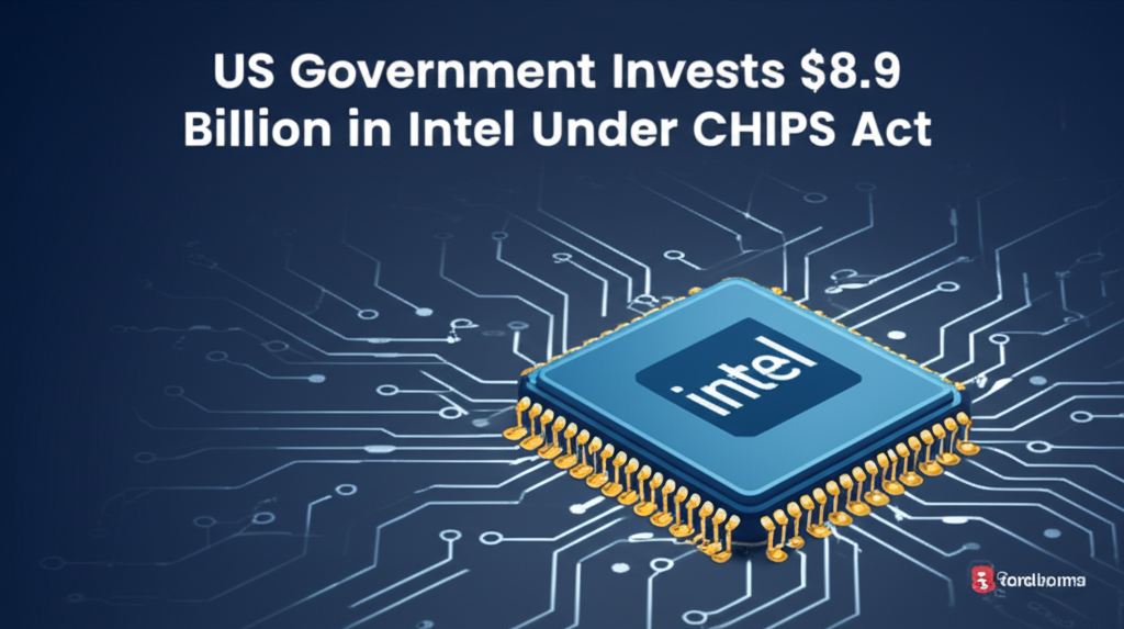 US Government Invests $8.9 Billion in Intel Under CHIPS Act