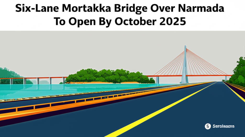 Six-Lane Mortakka Bridge Over Narmada To Open By October 2025