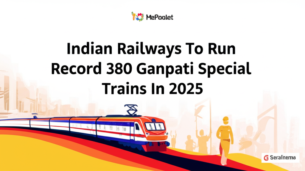 Indian Railways To Run Record 380 Ganpati Special Trains In 2025