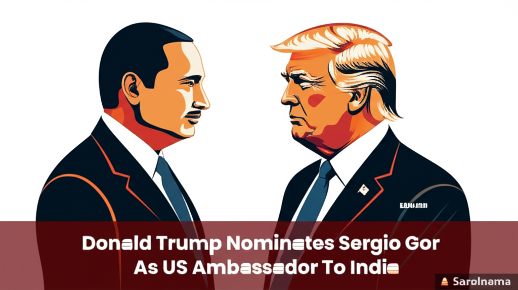 Donald Trump Nominates Sergio Gor As US Ambassador To India