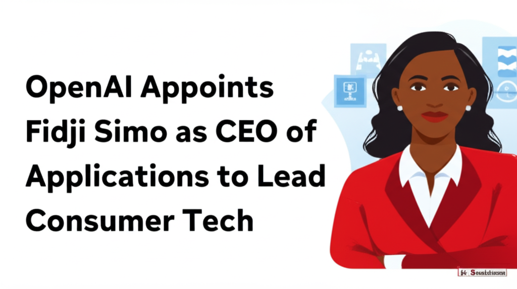 OpenAI Appoints Fidji Simo as CEO of Applications to Lead Consumer Tech
