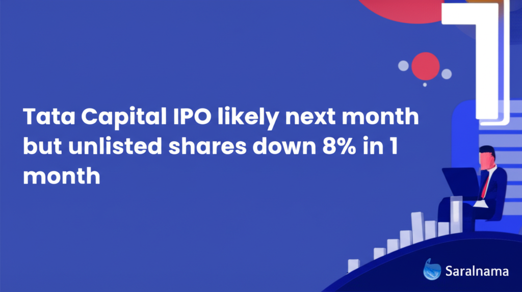 Tata Capital IPO likely next month but unlisted shares down 8% in 1 month - The Economic Times