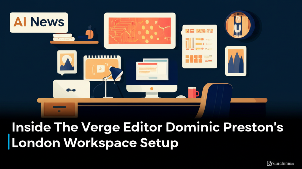Inside The Verge Editor Dominic Preston’s London Workspace Setup