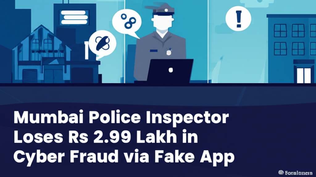Mumbai Police Inspector Loses Rs 2.99 Lakh in Cyber Fraud via Fake App