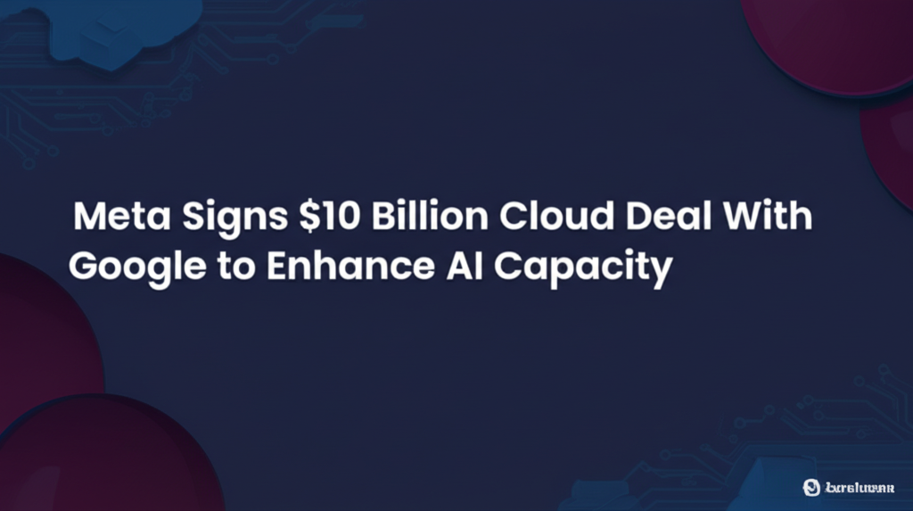 Meta Signs $10 Billion Cloud Deal With Google to Enhance AI Capacity