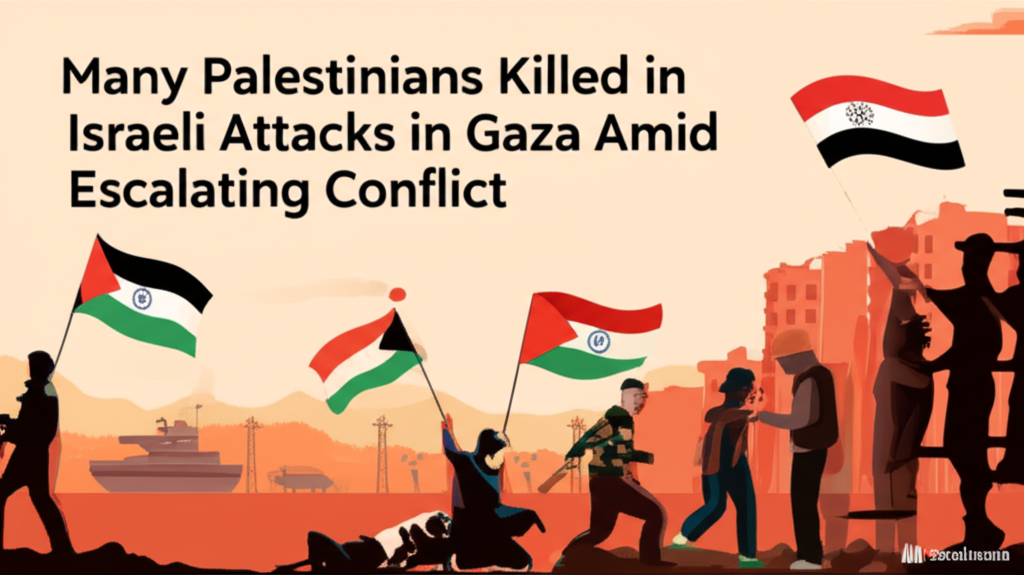 Many Palestinians Killed in Israeli Attacks in Gaza Amid Escalating Conflict