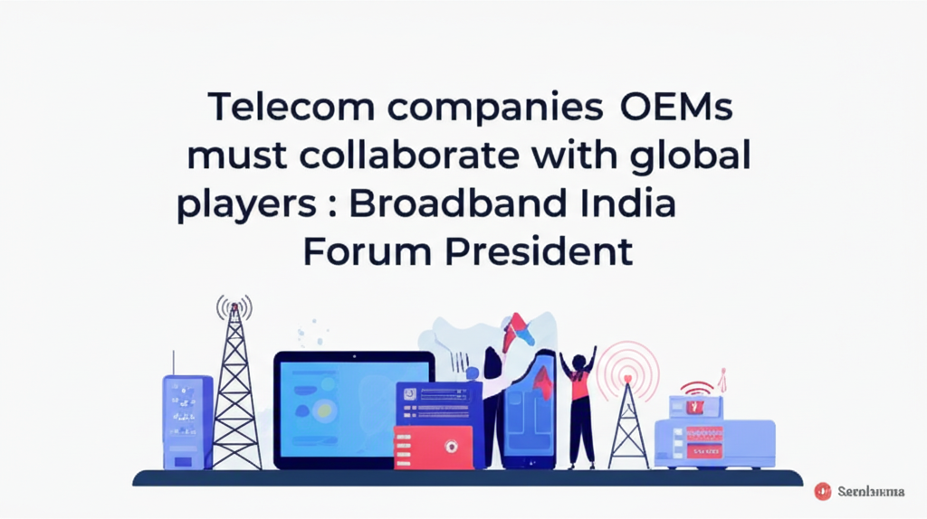 Telecom companies, OEMs must collaborate with global players : Broadband India Forum President