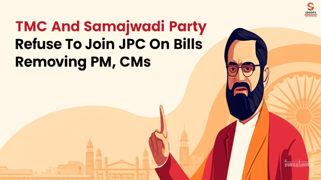 TMC And Samajwadi Party Refuse To Join JPC On Bills Removing PM, CMs