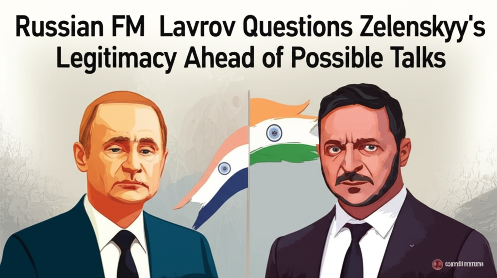 Russian FM Lavrov Questions Zelenskyy’s Legitimacy Ahead of Possible Talks
