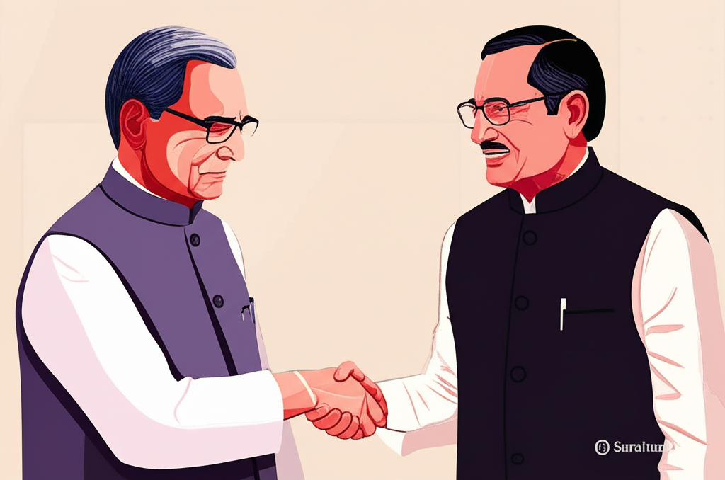 Digvijaya Singh, Kamal Nath Discuss 2020 Madhya Pradesh Congress Government Fall