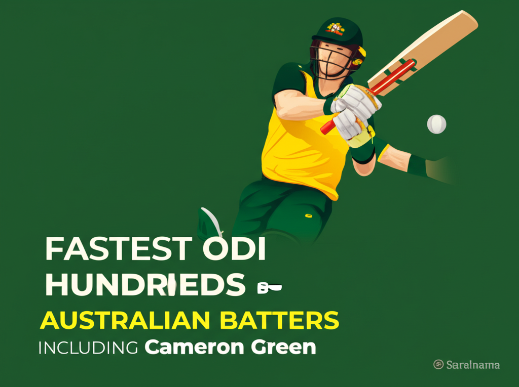 Fastest ODI Hundreds by Australian Batters Including Cameron Green