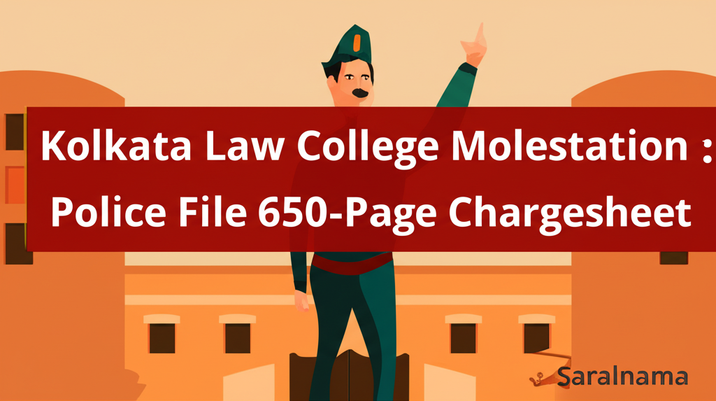 Kolkata Law College Molestation Case: Police File 650-Page Chargesheet