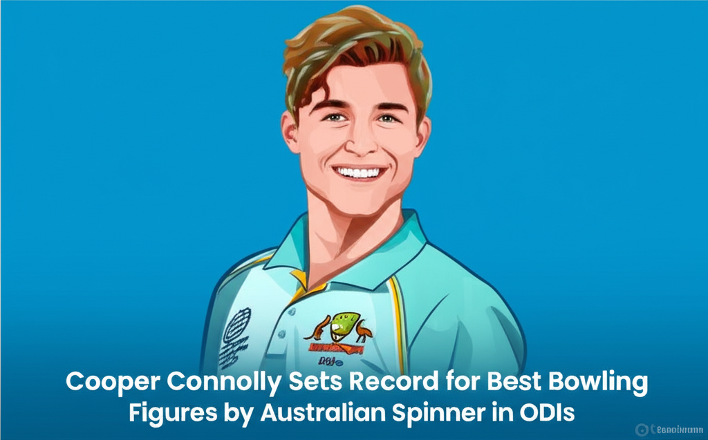Cooper Connolly Sets Record for Best Bowling Figures by Australian Spinner in ODIs