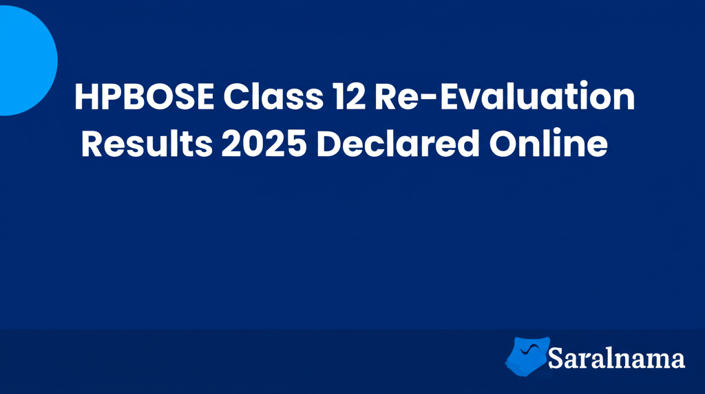 HPBOSE Class 12 Re-Evaluation Results 2025 Declared Online
