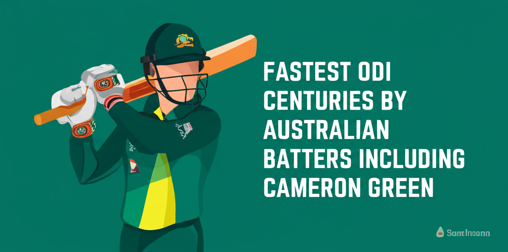 Fastest ODI Centuries by Australian Batters Including Cameron Green