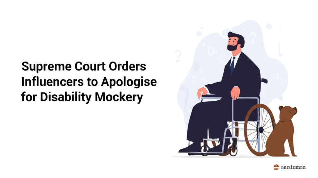 Supreme Court Orders Influencers to Apologise for Disability Mockery